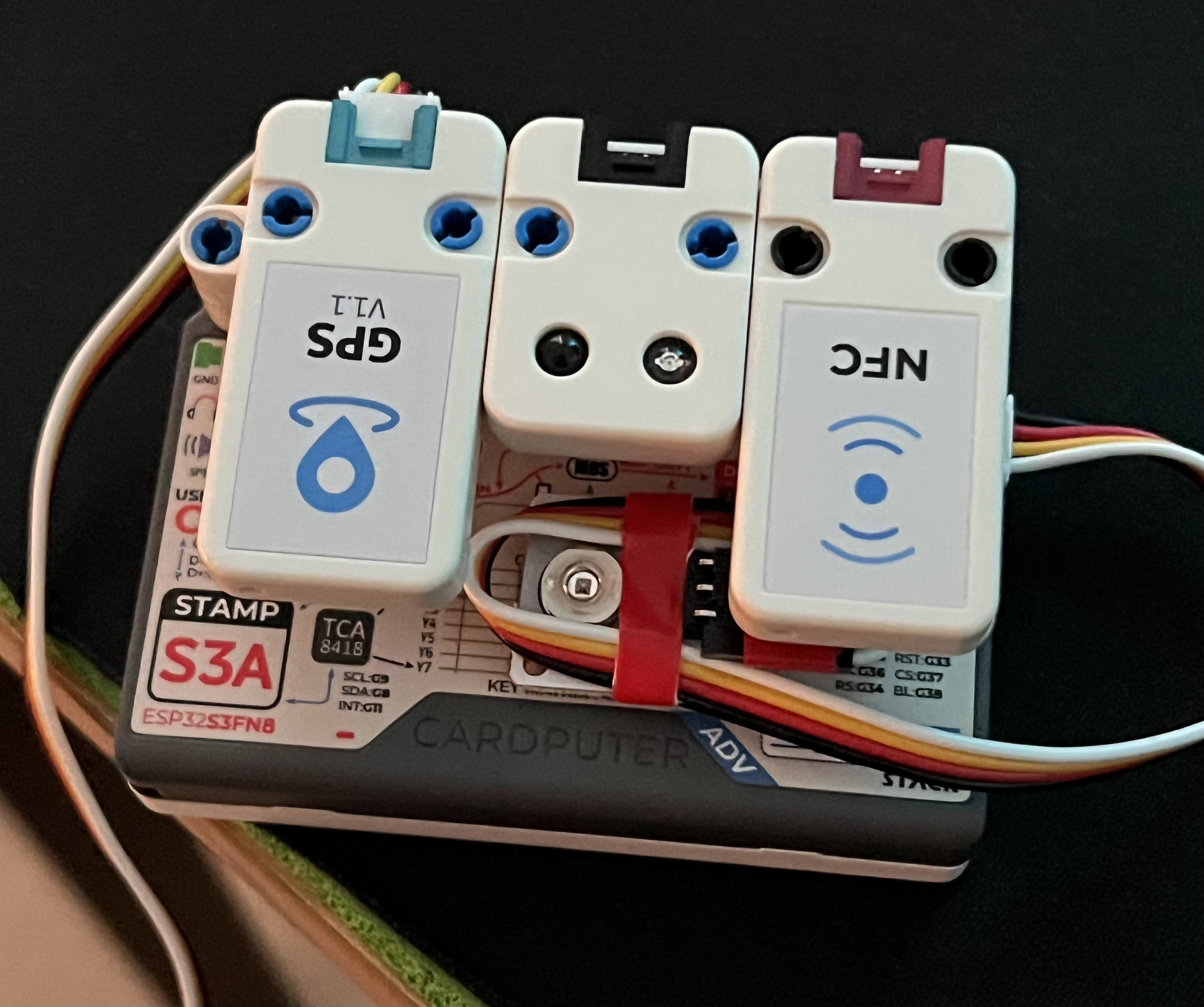 My 5V IR emitter attached to my cardputer.